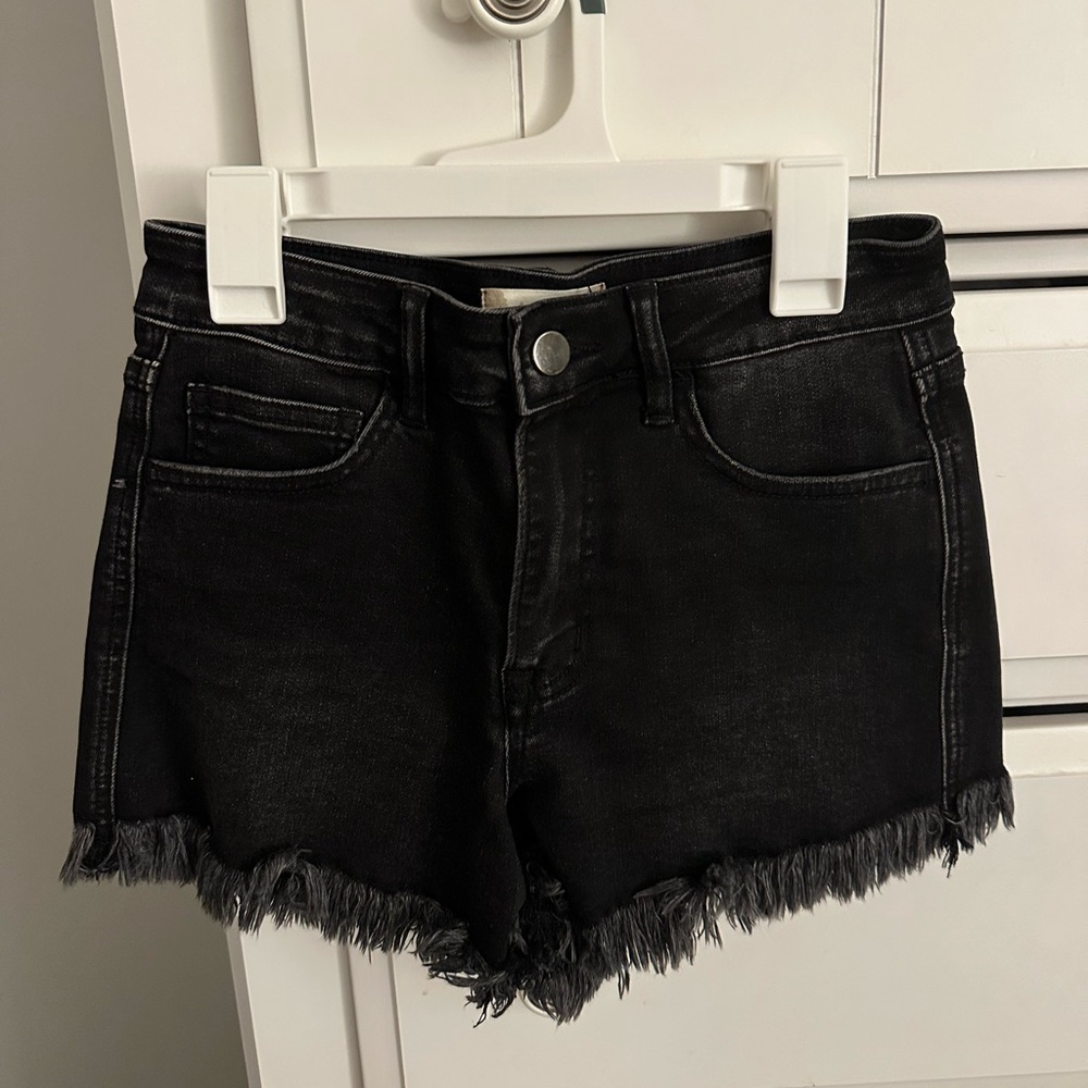 Altard state black Jean shorts
